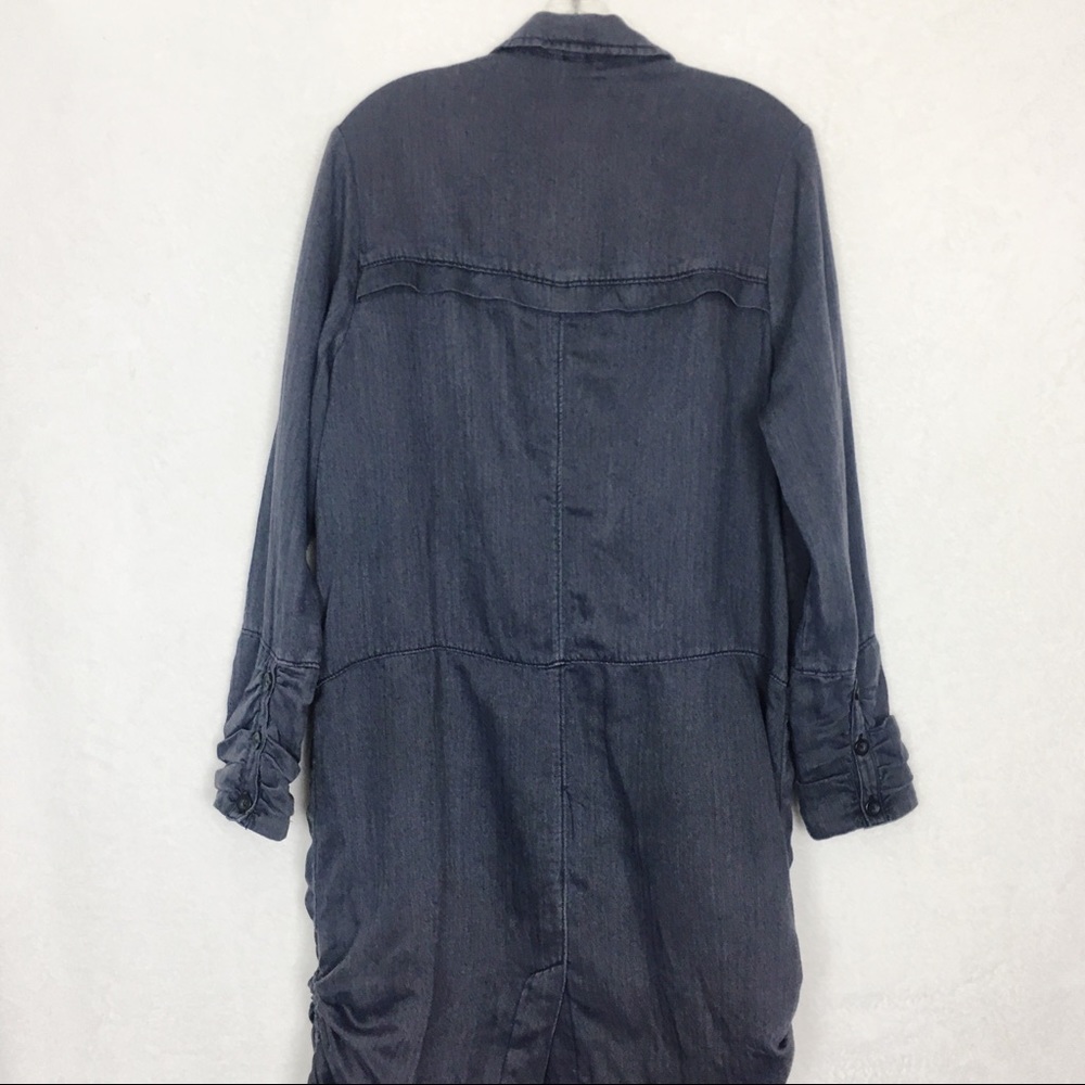 Free People Rainz Duster Jacket Button Front Coat - Picture 7 of 8
